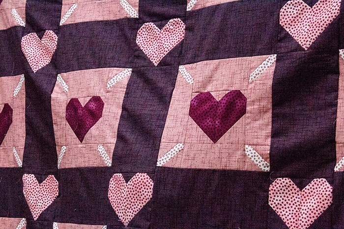 Love Is All Around - Valentine's Day Quilt Pattern by Nadra Ridgeway of ellis & higgs
