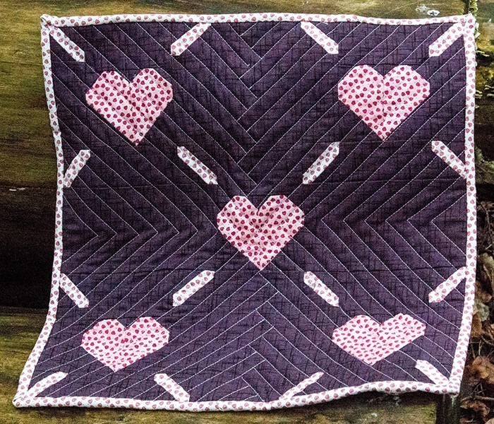 Love Is All Around - Valentine's Day Quilt Pattern by Nadra Ridgeway of ellis & higgs