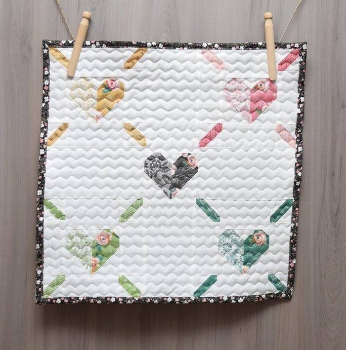 Love Is All Around - Valentine's Day Quilt Pattern by Nadra Ridgeway of ellis & higgs