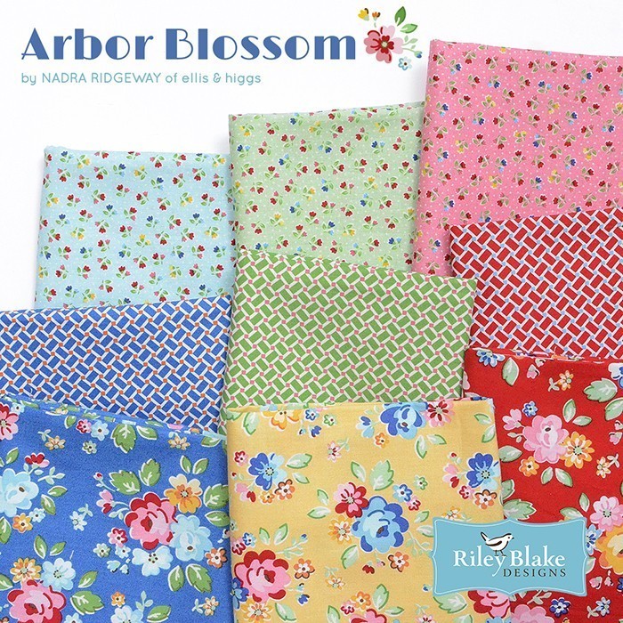 Arbor Blossom Patchworkstoffe. Von Nadra Ridgeway, ellis & higgs für Riley Blake Designs