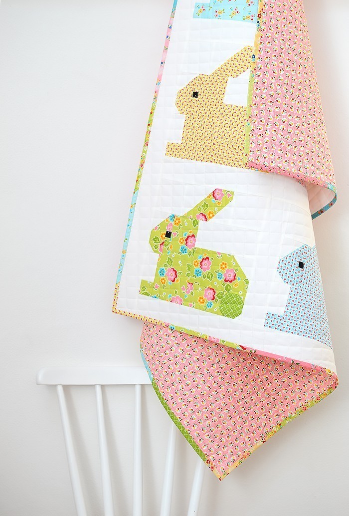 Hippity Hoppity Easter Bunny Quilt Pattern by Nadra Ridgeway of ellis & higgs