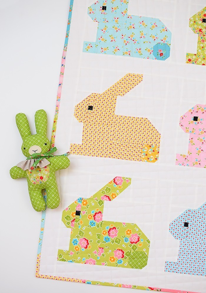 Hippity Hoppity Easter Bunny Quilt Pattern by Nadra Ridgeway of ellis & higgs