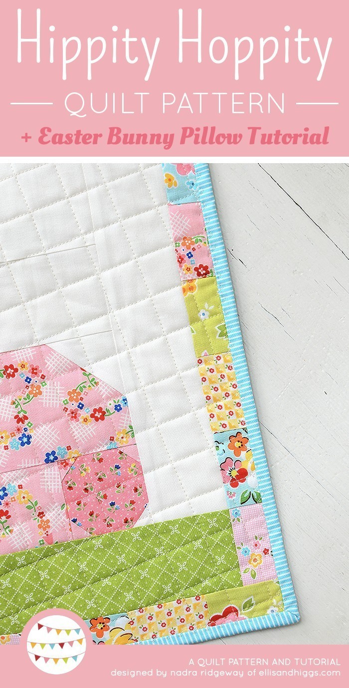 Easter Bunny Pillow Tutorial, Nadra Ridgeway, ellis & higgs