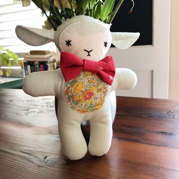 Three Little Friends Bunny Bear and Lambkin Softie Pattern