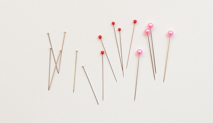 Stecknadeln, Sewing Pins. Patchwork & Quilting Basics - Patchwork-Zubehör