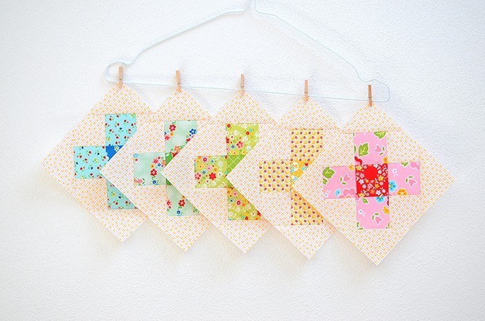 6 Köpfe 12 Blöcke - Mai: Criss Cross Quilt Block von Nadra Ridgeway von ellis & higgs