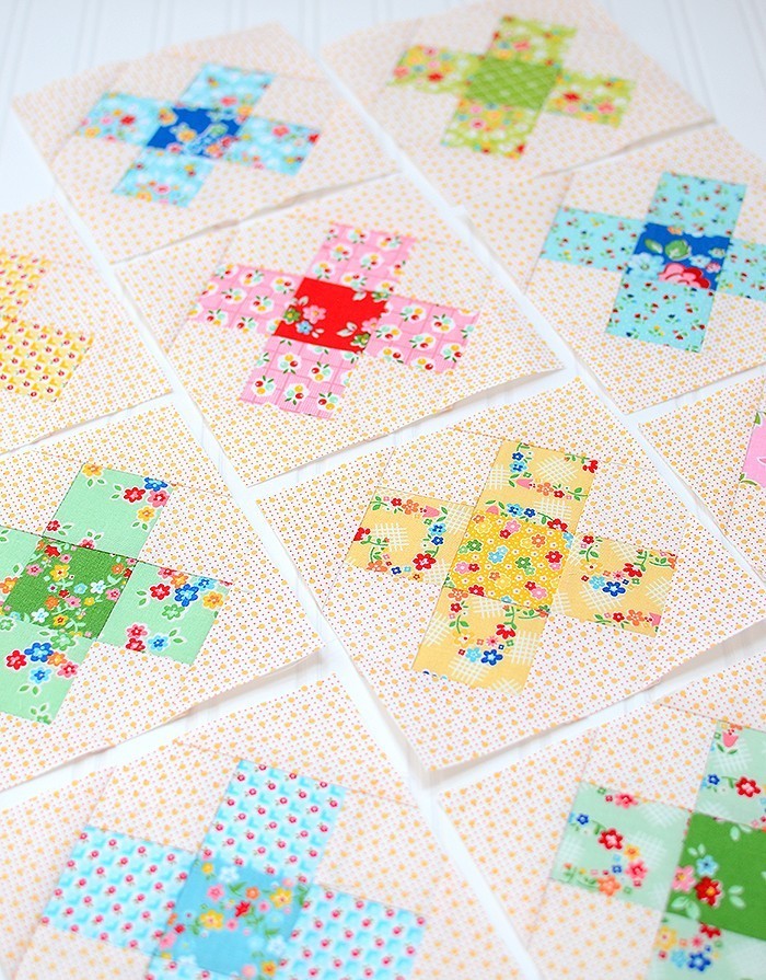 6 Köpfe 12 Blöcke - Mai: Criss Cross Quilt Block von Nadra Ridgeway von ellis & higgs
