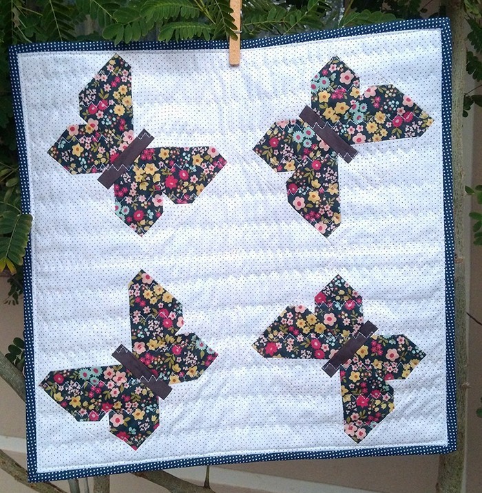 Butterfly Mini Quilt Pattern by Nadra Ridgeway of ellis & higgs