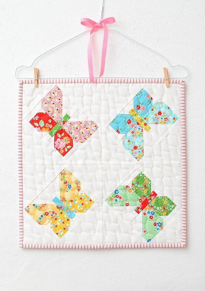 Butterfly Mini Quilt Pattern by Nadra Ridgeway of ellis & higgs