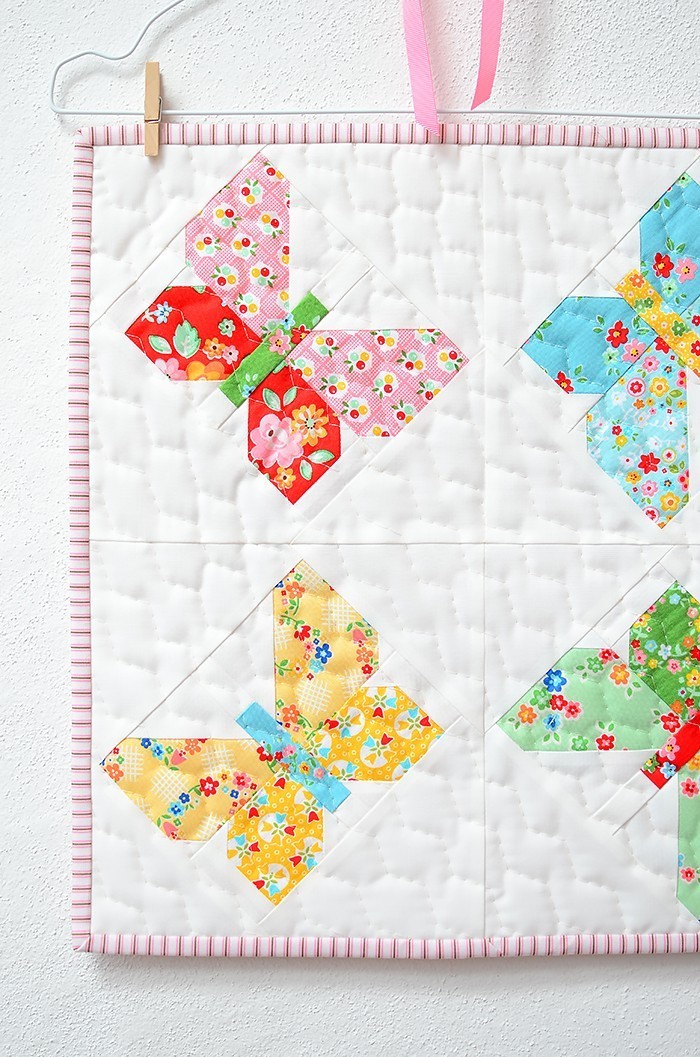 Butterfly Mini Quilt Pattern by Nadra Ridgeway of ellis & higgs