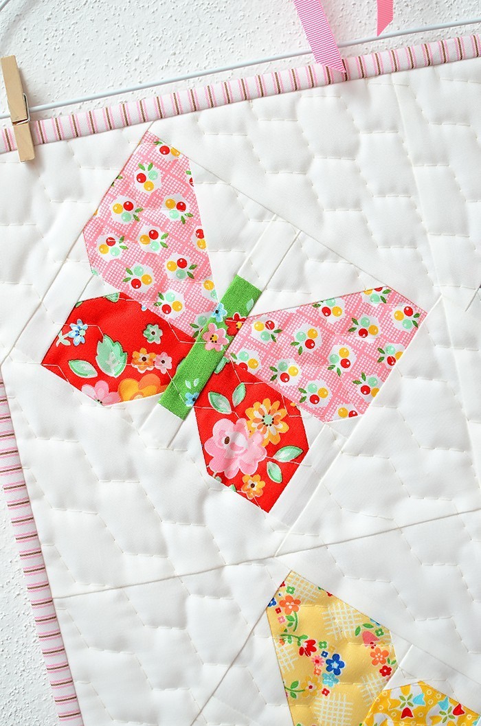 Butterfly Mini Quilt Pattern by Nadra Ridgeway of ellis & higgs