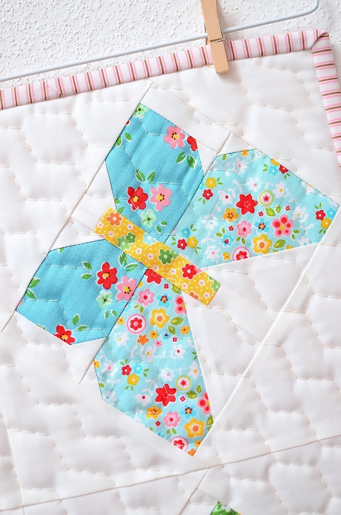 Butterfly Mini Quilt Pattern by Nadra Ridgeway of ellis & higgs