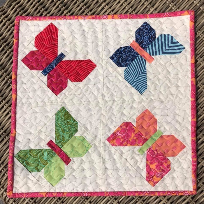 Butterfly Mini Quilt Pattern by Nadra Ridgeway of ellis & higgs