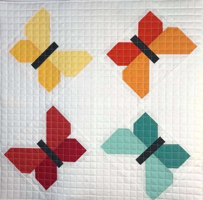 Butterfly Mini Quilt Pattern by Nadra Ridgeway of ellis & higgs