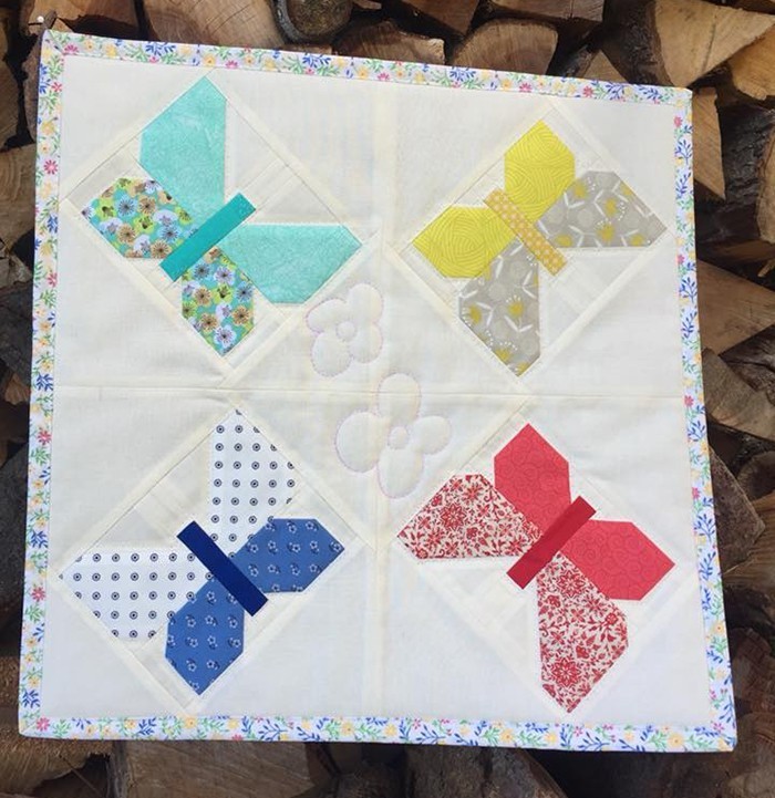 Butterfly Mini Quilt Pattern by Nadra Ridgeway of ellis & higgs