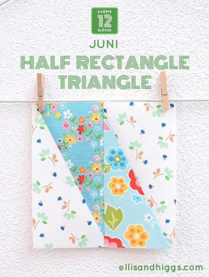 6 Köpfe 12 Blöcke - Juni: HRT Quilt Block von Nadra Ridgeway von ellis & higgs