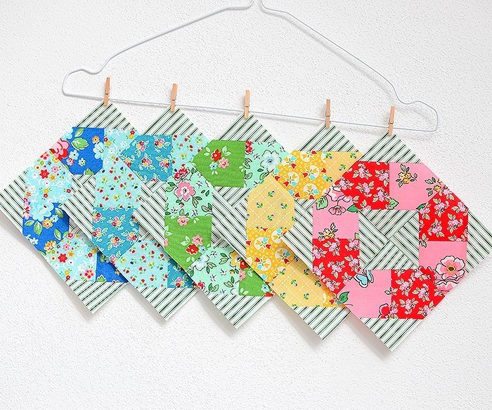 6 Koepfe 12 Bloecke August Life Saver Quilt Block Tutorial von Nadra Ridgeway, ellis & higgs