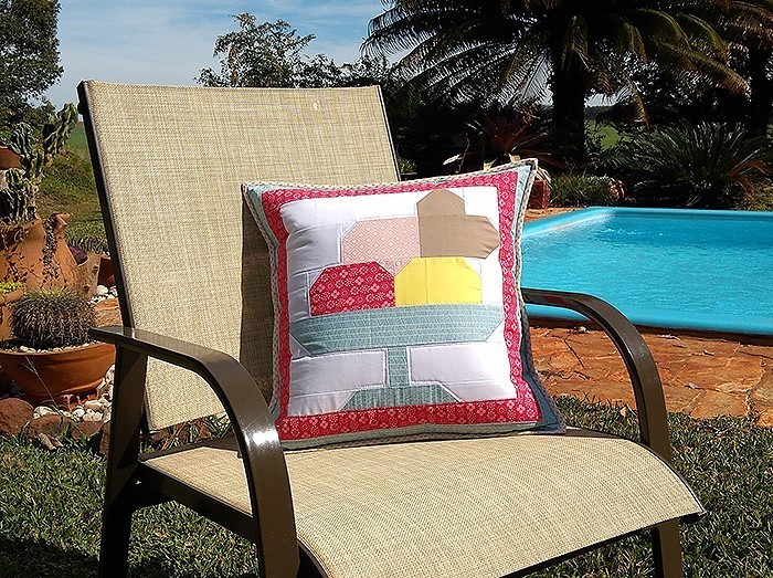 Ice Cream Sundae Quilt Block Pattern by Nadra Ridgeway of ellis & higgs