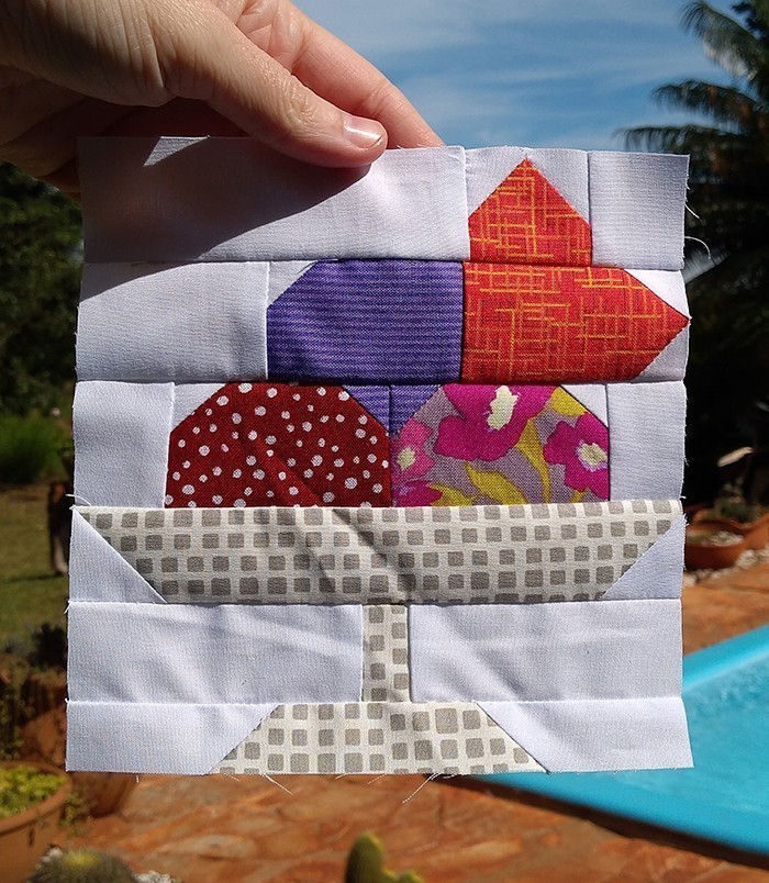 Ice Cream Sundae Quilt Block Pattern by Nadra Ridgeway of ellis & higgs