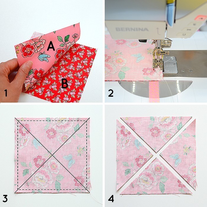 6 Koepfe 12 Bloecke August Life Saver Quilt Block Tutorial von Nadra Ridgeway, ellis & higgs