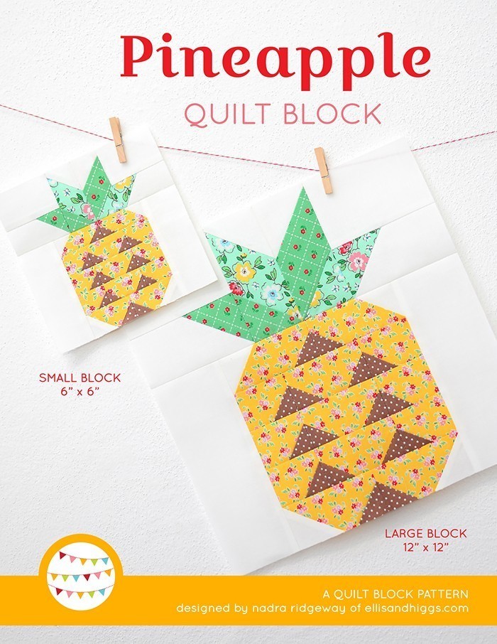 Pineapple Quilt Block Pattern by Nadra Ridgeway of ellis & higgs