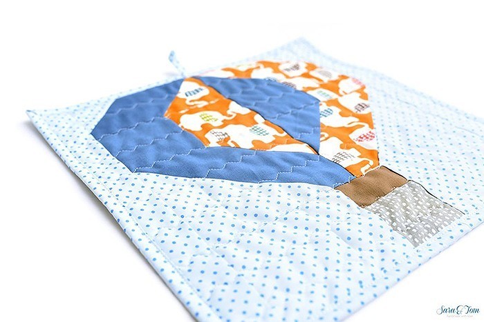 Hot Air Balloon Quilt Block Pattern by Nadra Ridgeway of ellis & higgs