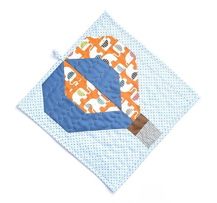 Hot Air Balloon Quilt Block Pattern by Nadra Ridgeway of ellis & higgs