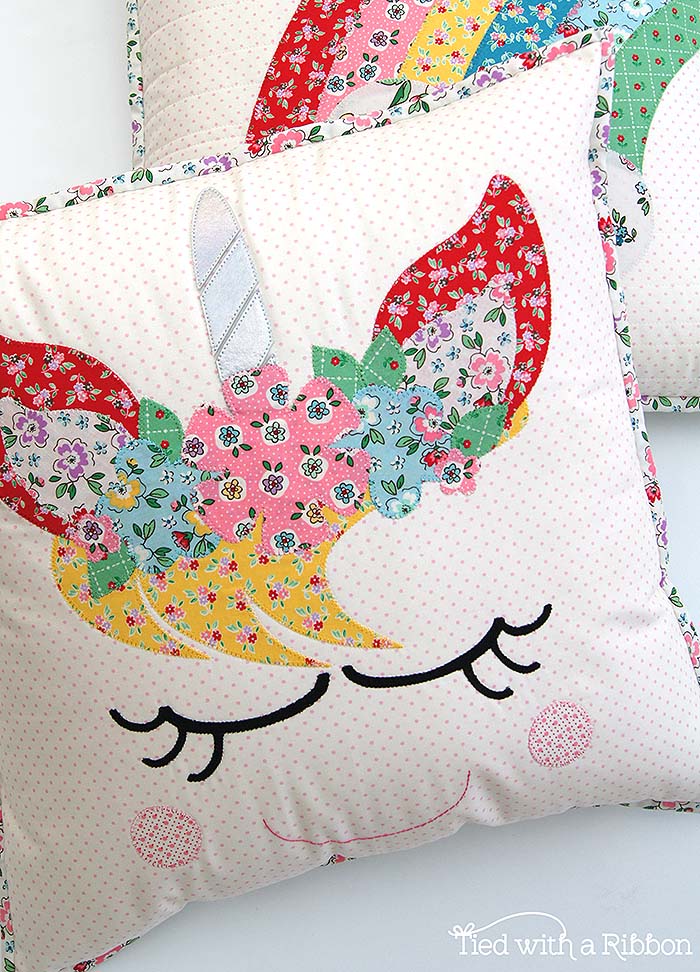 Mon Beau Jardin Blog Tour - Unicorn Dreams Pillow by Jemima Flendt of Tied with a Ribbon