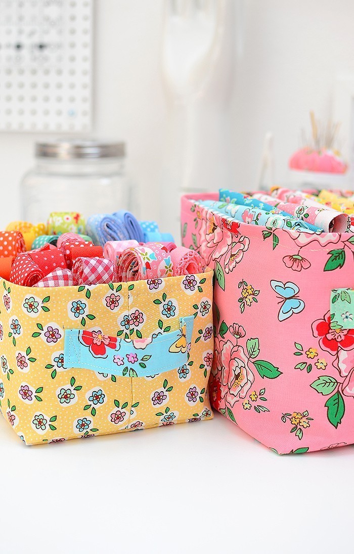 Simple Fabric Basket Tutorial - Final Stop of the Mon Beau Jardin Blog Tour
