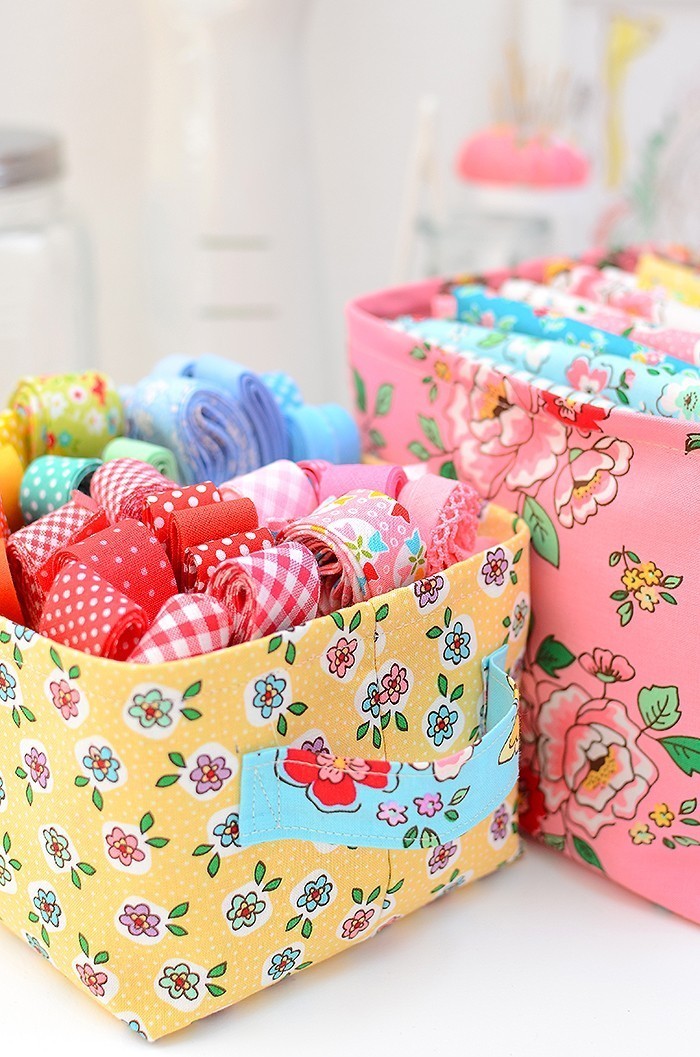 Simple Fabric Basket Tutorial - Final Stop of the Mon Beau Jardin Blog Tour