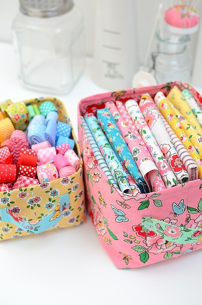 Simple Fabric Basket Tutorial - Final Stop of the Mon Beau Jardin Blog Tour