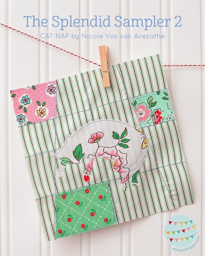 The Splendid Sampler 2 Cat Nap Nicole Vos van Avezathe
