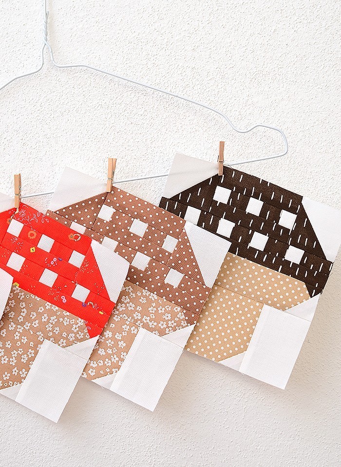 Mushroom Quilt Block