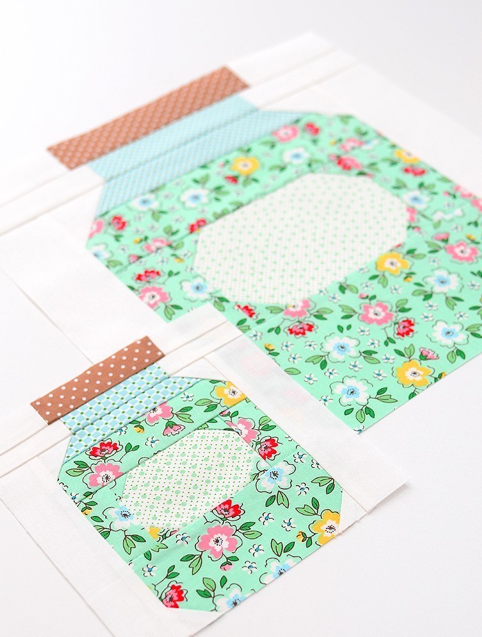 Canning Jar Quilt Block Pattern by Nadra Ridgeway of ellis & higgs