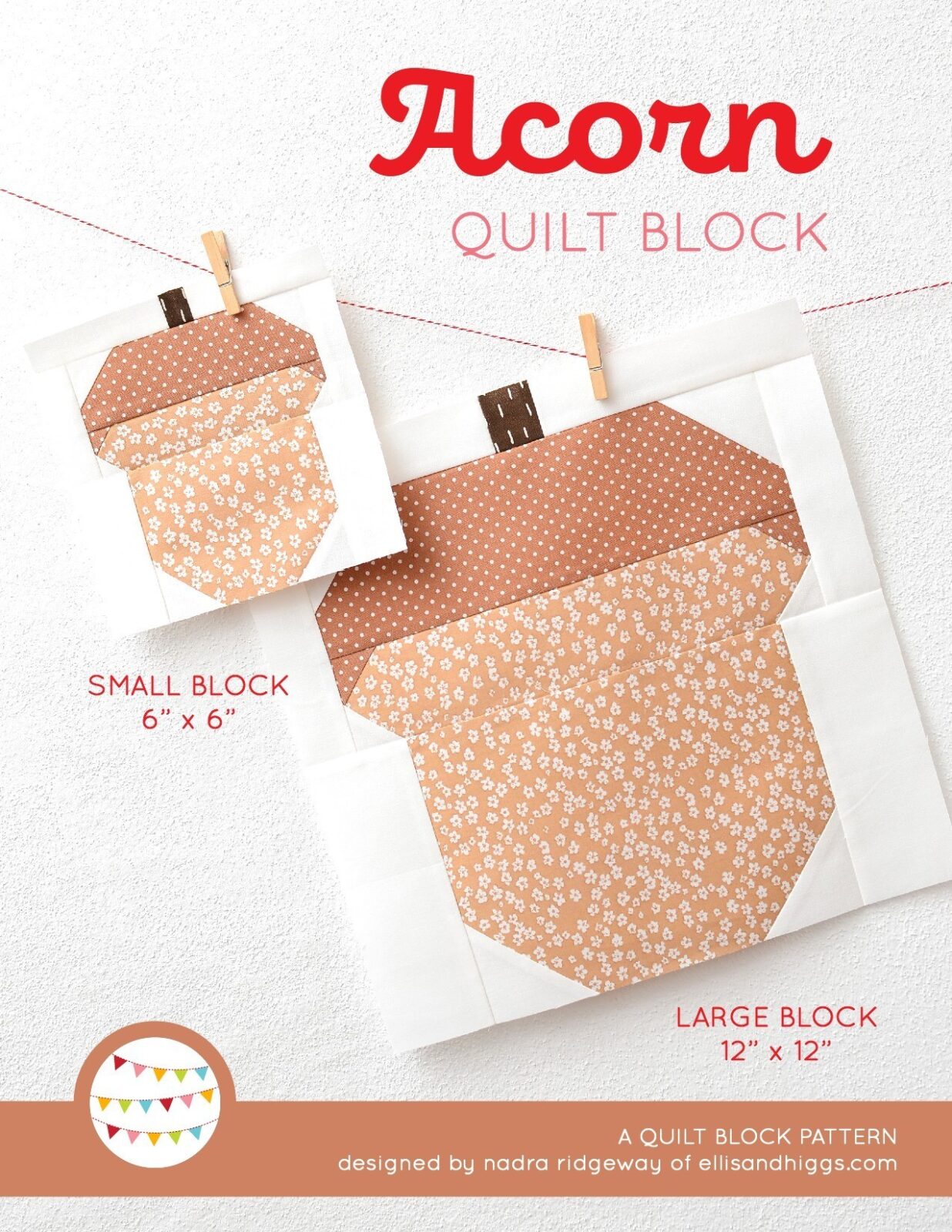 New Fall Quilt Block Patterns by Nadra Ridgeway of ellis & higgs