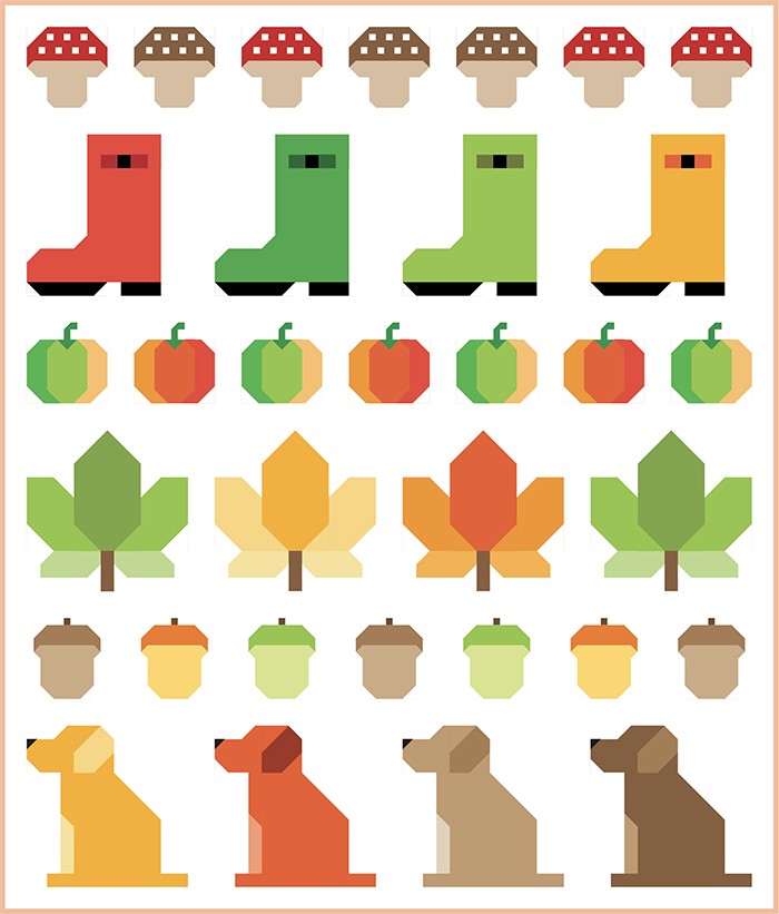 New Fall Quilt Patterns by Nadra Ridgeway of ellis & higgs