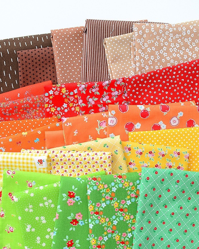 Fall Sampler Quilt Fabrics