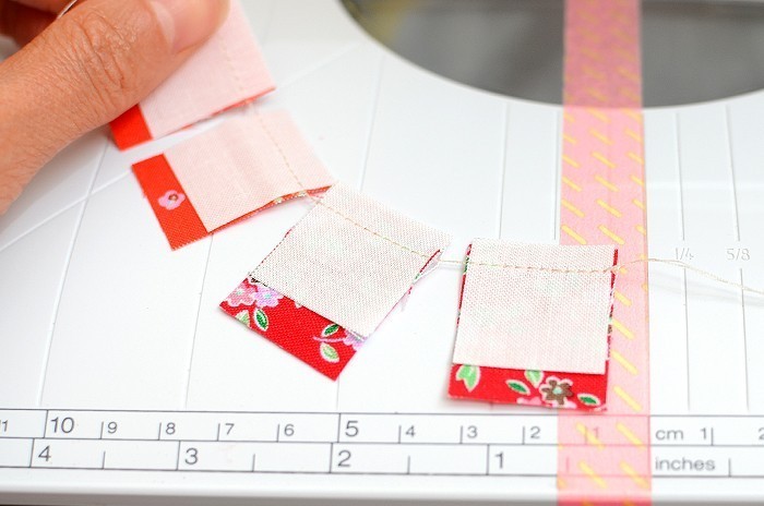 How to sew small pieces