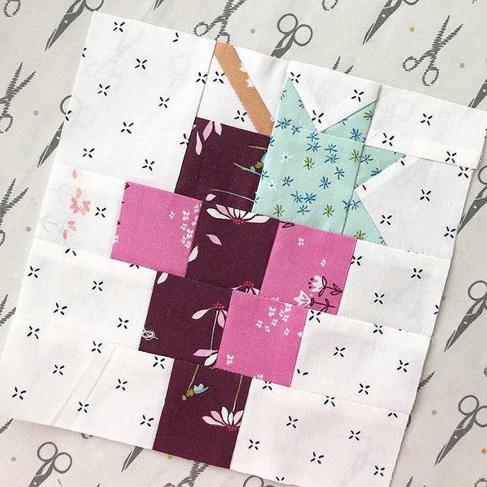 Grapes Quilt Block Pattern by Nadra Ridgeway of ellis & higgs