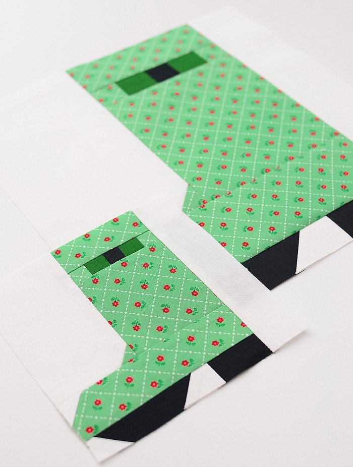 Rain Boot Quilt Block Pattern by Nadra Ridgeway of ellis & higgs