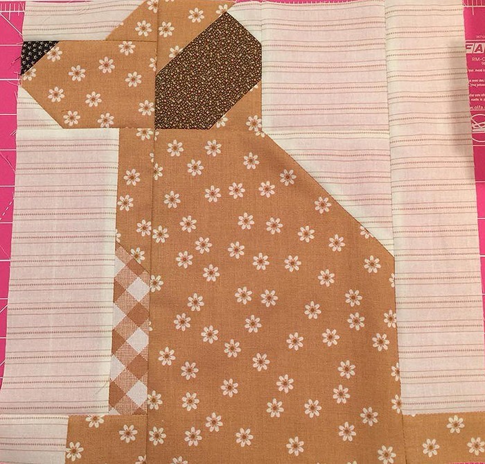 Dog Quilt Block Pattern by Nadra Ridgeway of ellis & higgs