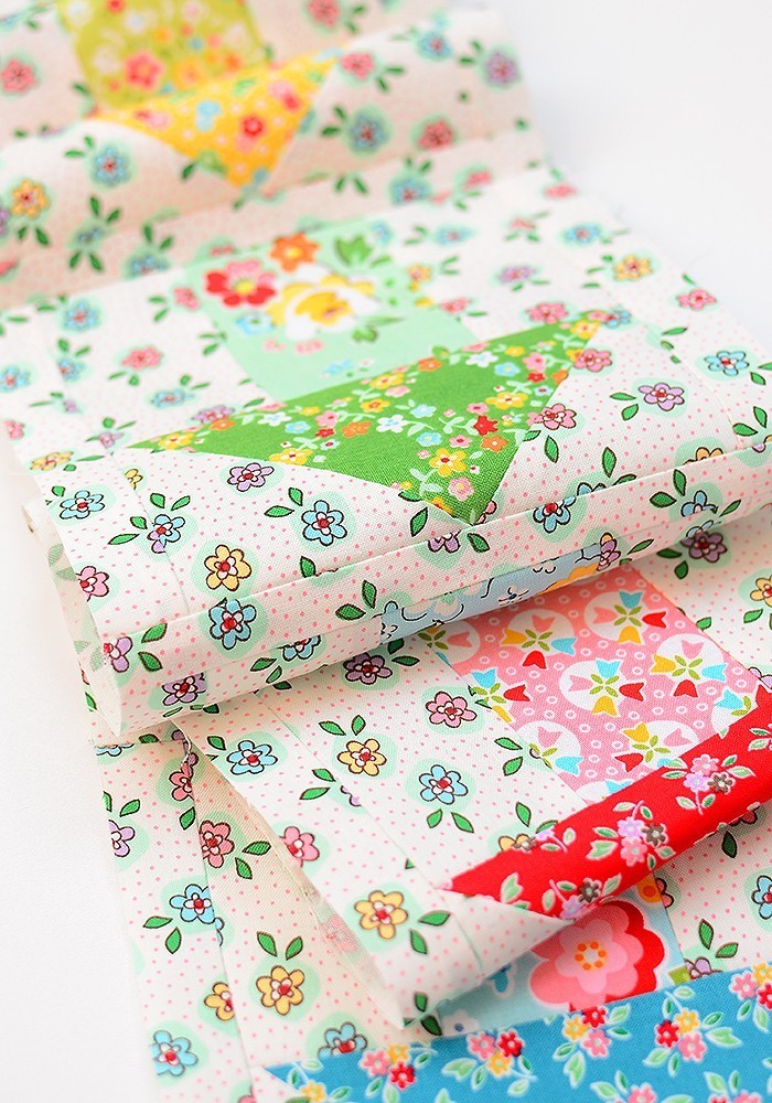 6 Koepfe 12 Bloecke Oktober One Way Quilt Block