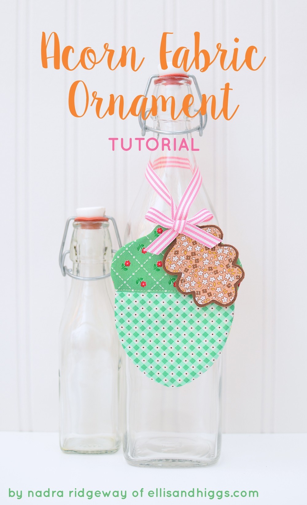 Acorn Fabric Ornament Tutorial