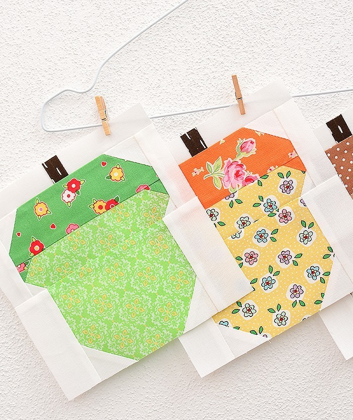 Fall Sampler Quilt Sew Along - Acorn Quilt Block