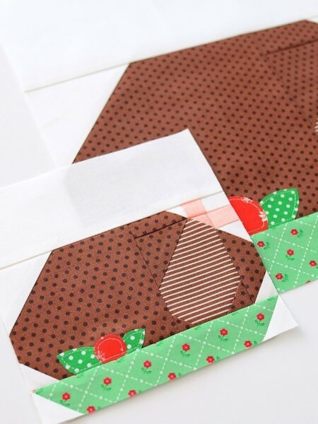 Roasted Turkey Quilt Block Pattern - Christmas Quilt Pattern