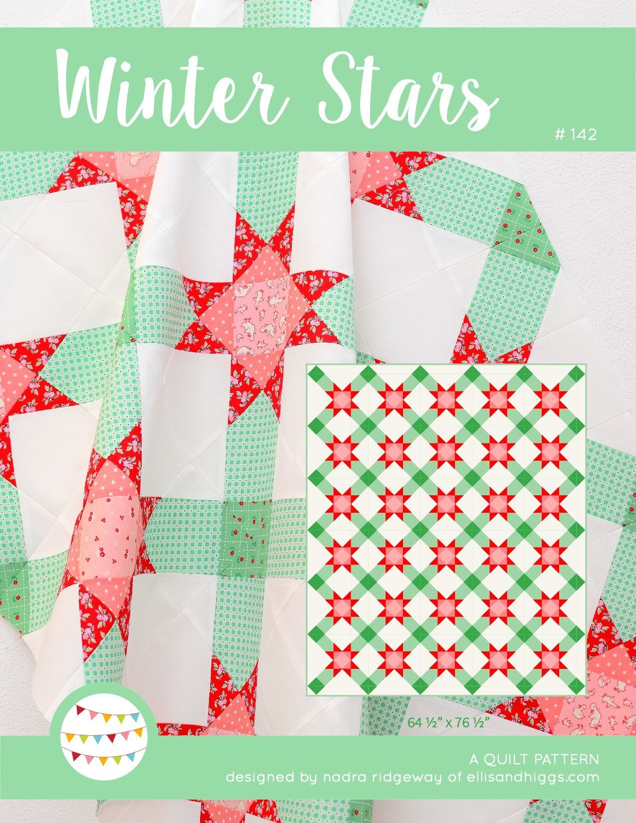 Winter Stars Christmas Quilt Pattern