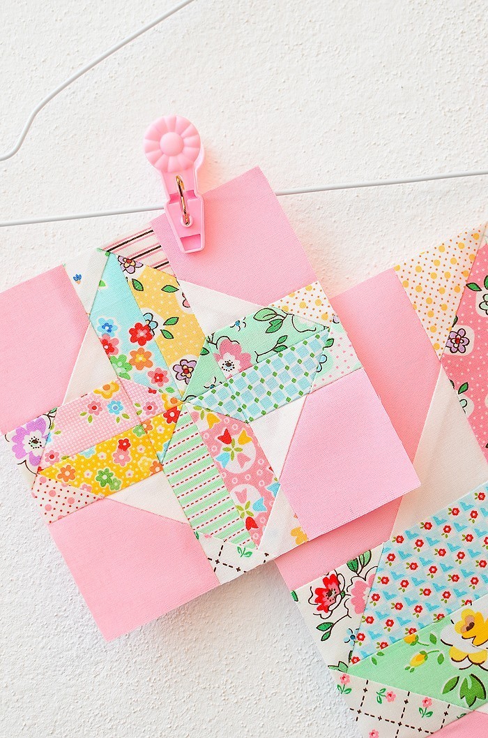 6 Köpfe 12 Blöcke 2019 - Propeller Quilt Block