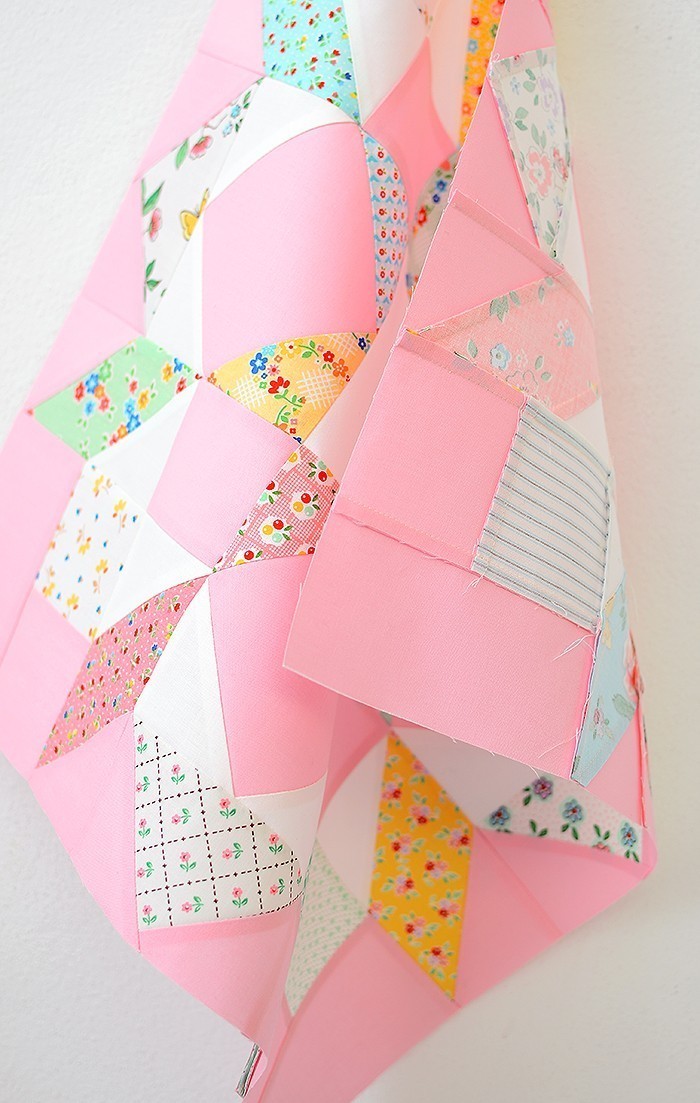 6 Köpfe 12 Blöcke 2019 - Carpenter's Wheel Quilt Block