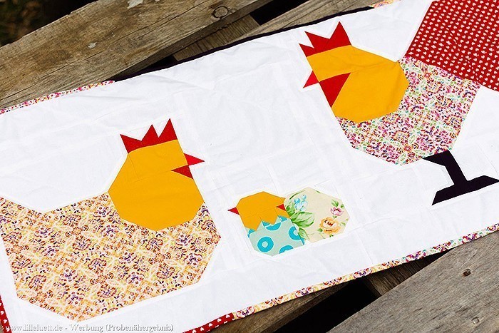 Chicken Family Table Runner - Easter Quilt Pattern