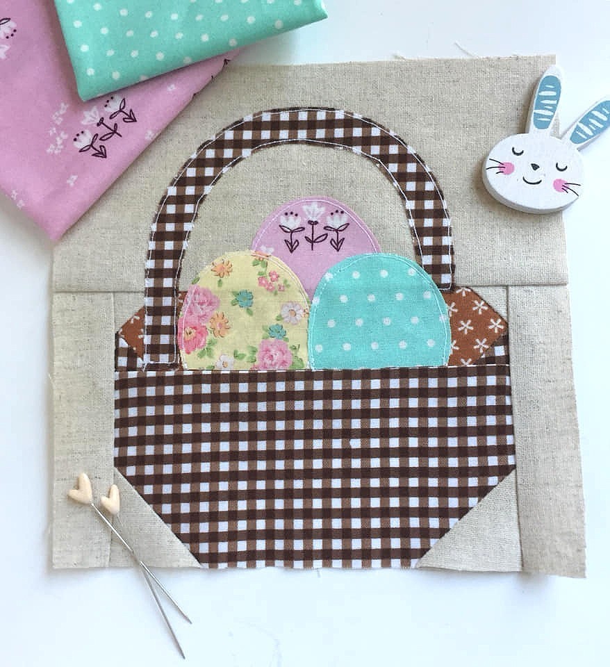 Easter Basket Quilt Block - Easter Quilt Patterns